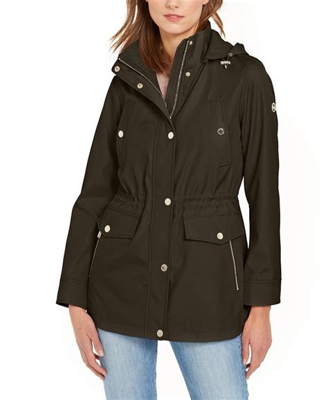 red jacket michael kors|michael kors anorak jacket women.